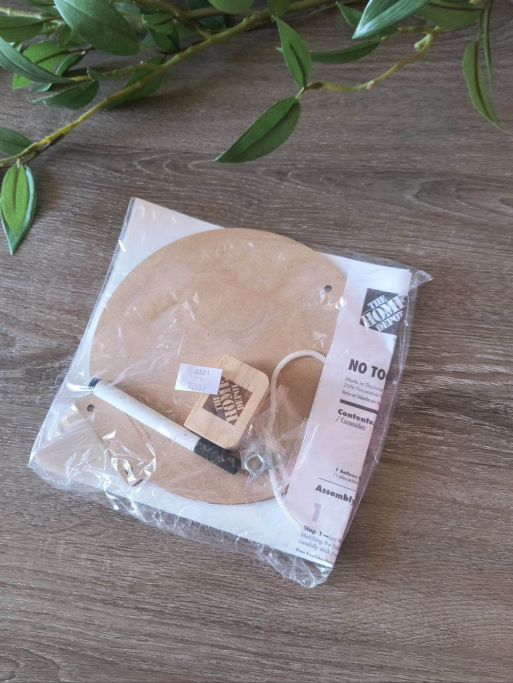 New Home Depot Kid's Workshop Kit Hot Air Balloon Wooden